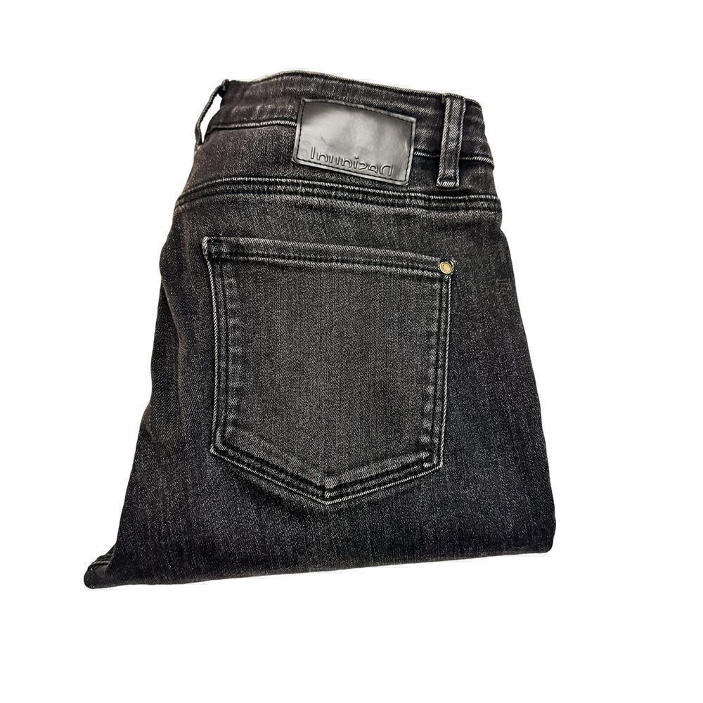 Desigual Slim Push-up Jeans Black Denim Skinny Size 38